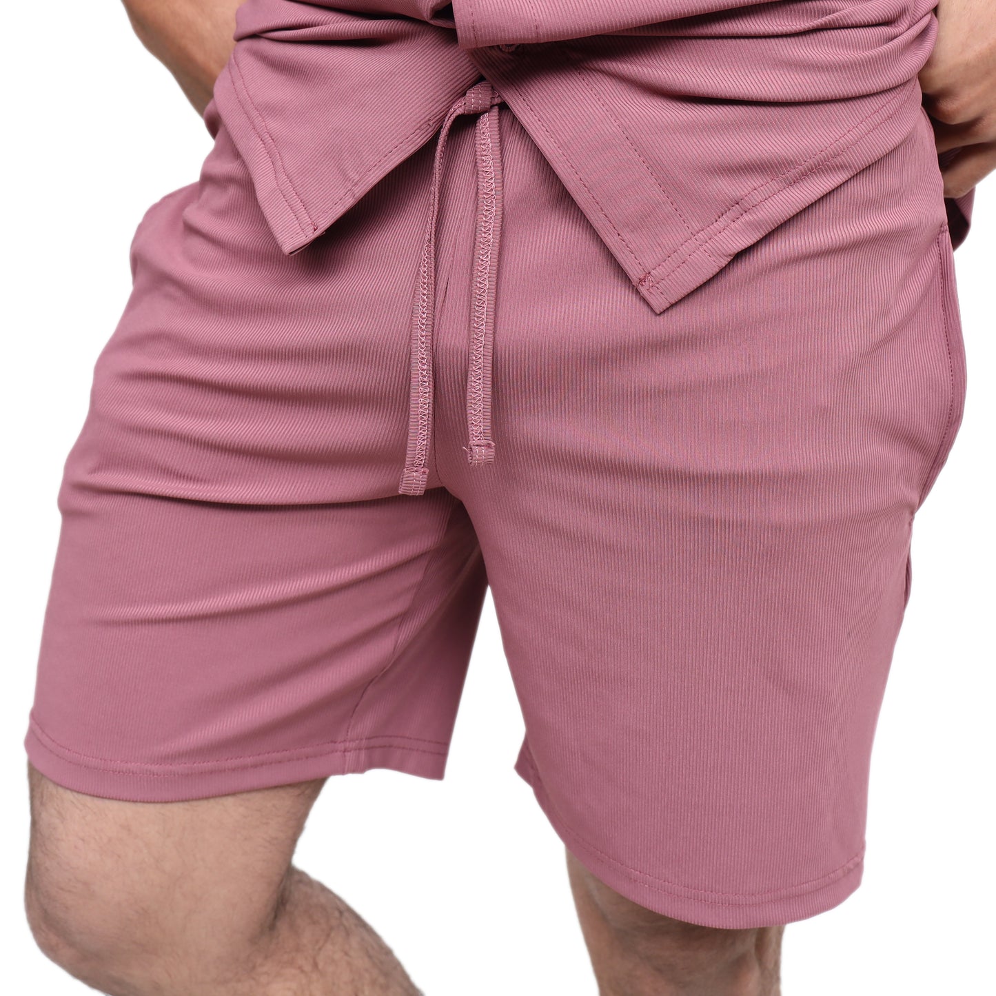 Lavender Blue Short Sleeve Collar Wrap Front Shirt