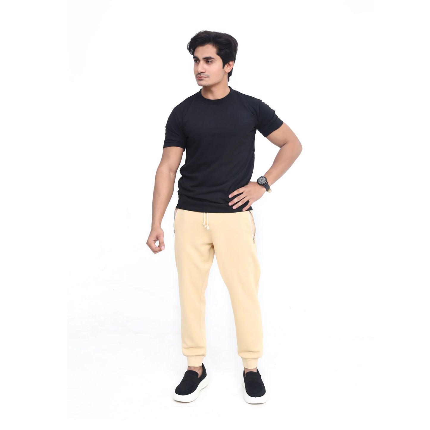 Classic Cotton Blend Half-Sleeve T-Shirt